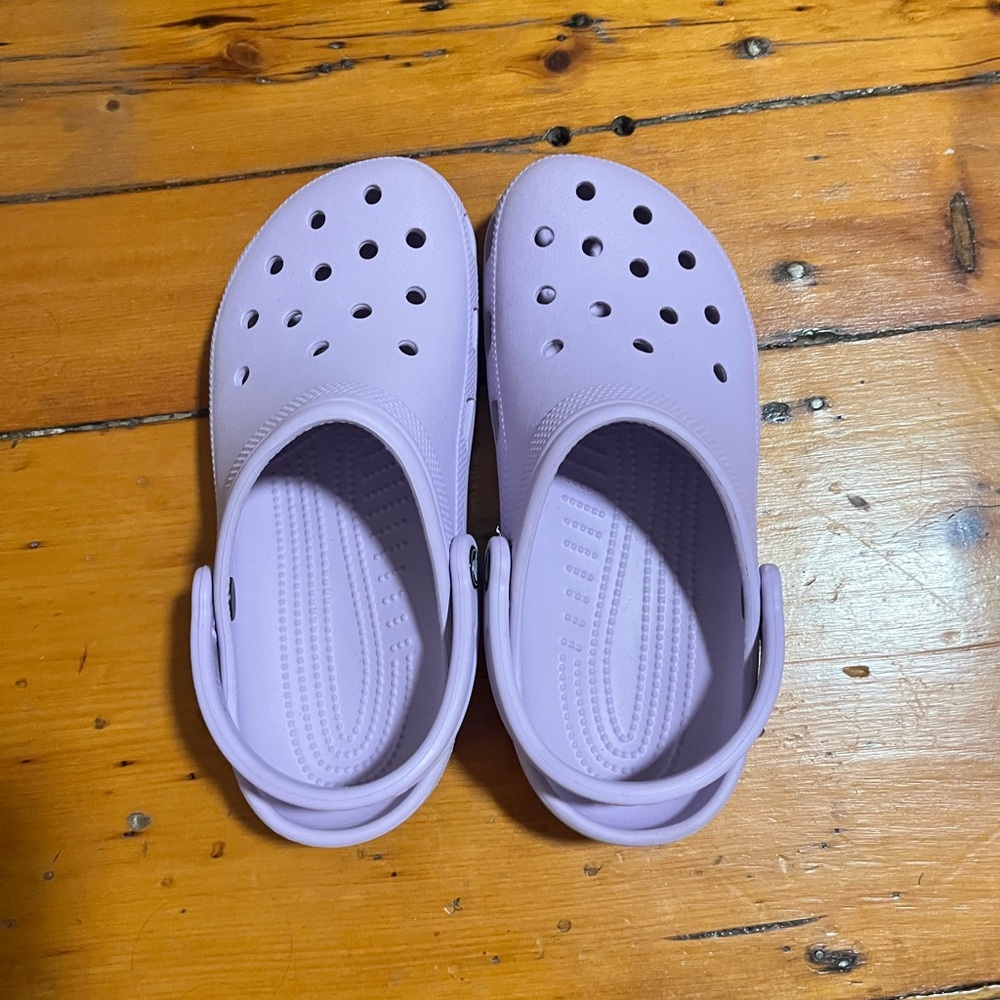 Womens Lilac Crocs size 9